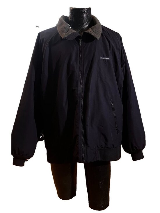 Lands' End Other - Vintage 80s Lands End Squall Jacket Mens XL Navy Blue Fleece Lined Made In Korea